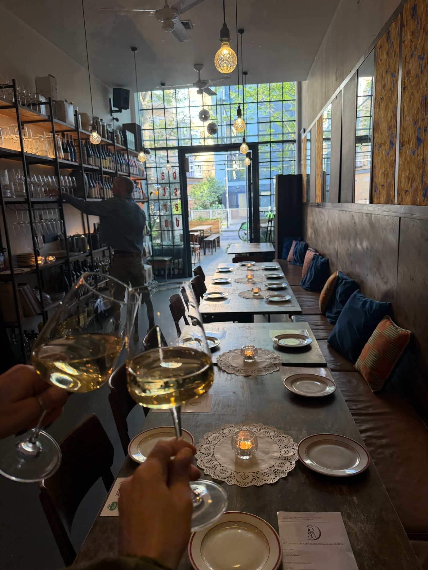 15 Under 30 supper club moment